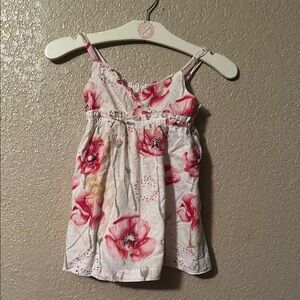 Pennym 2 T dress Floral Pink and White Kids Top